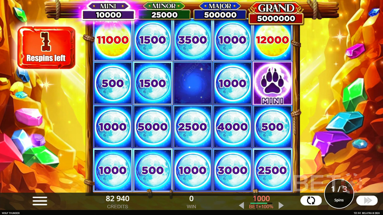 Đánh giá Wolf Thunder của BETO Slots