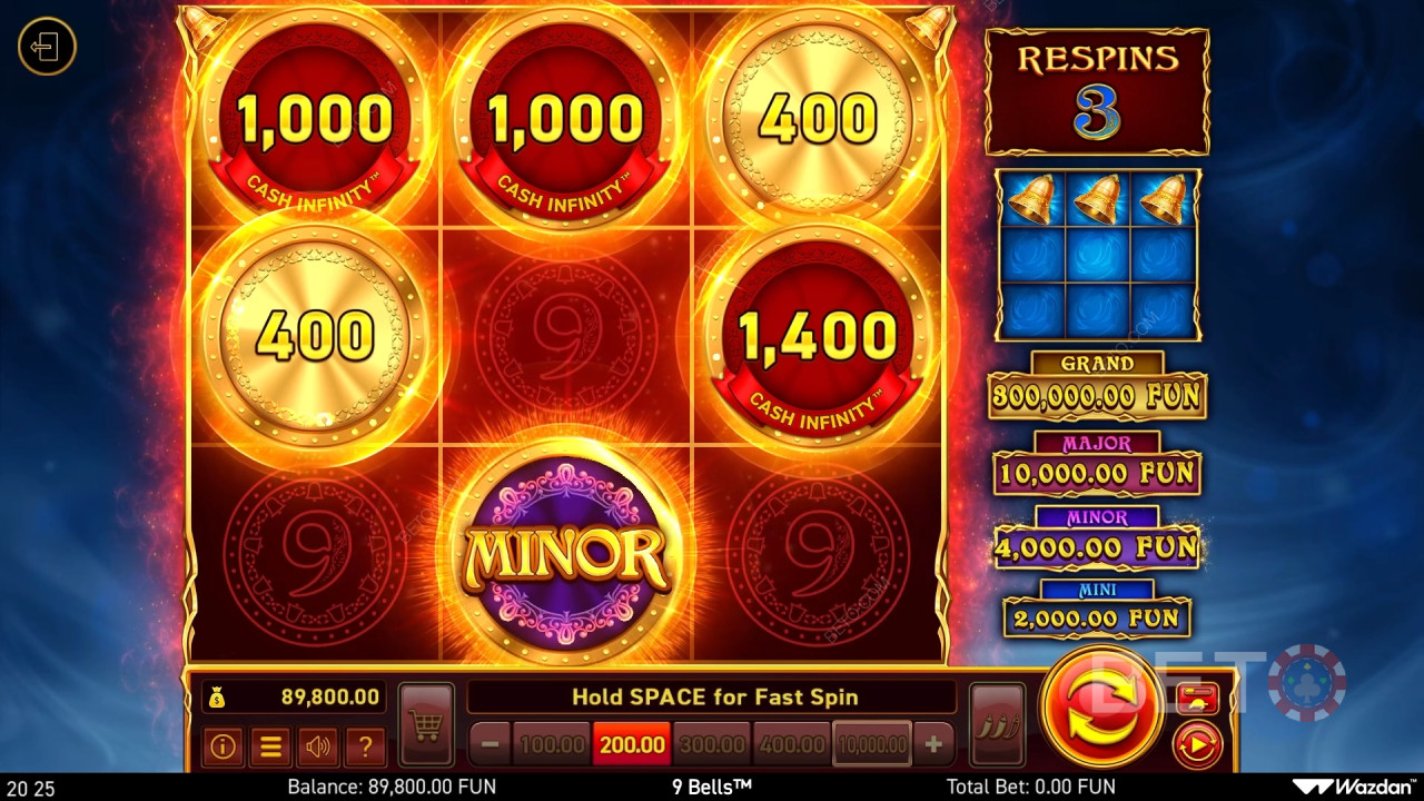Đánh giá 9 Bells của BETO Slots