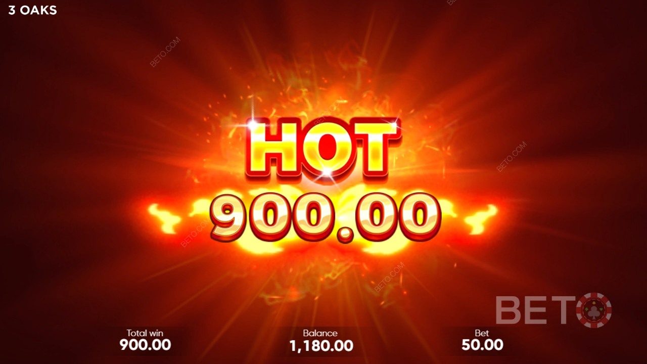 Thắng 500 lần tiền cược của bạn trong máy đánh bạc Coin Up: Hot Fire!