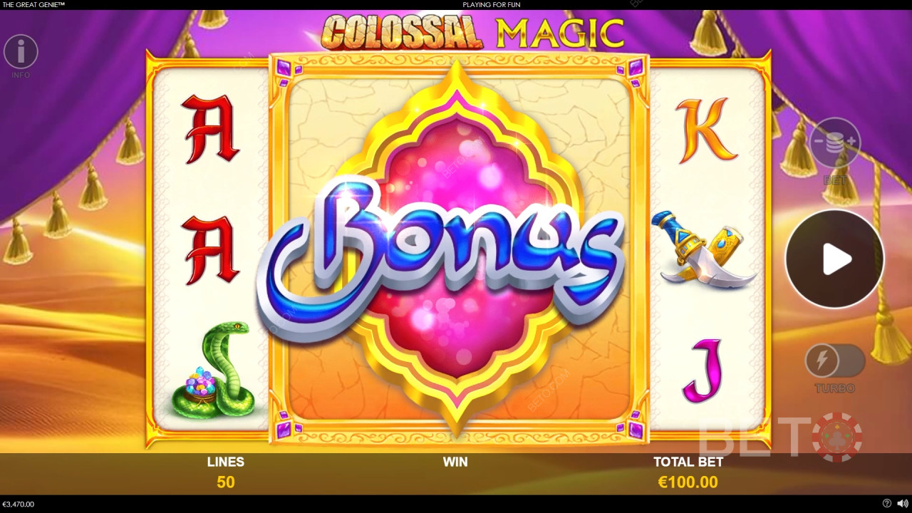 Đánh giá The Great Genie của BETO Slots