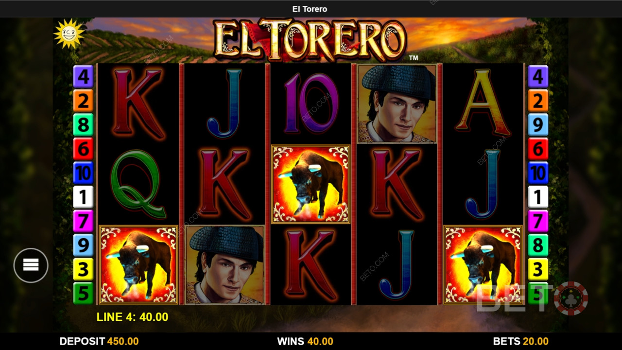 Giải thích về các tính năng thưởng trong El Torero của Reel Time Gaming