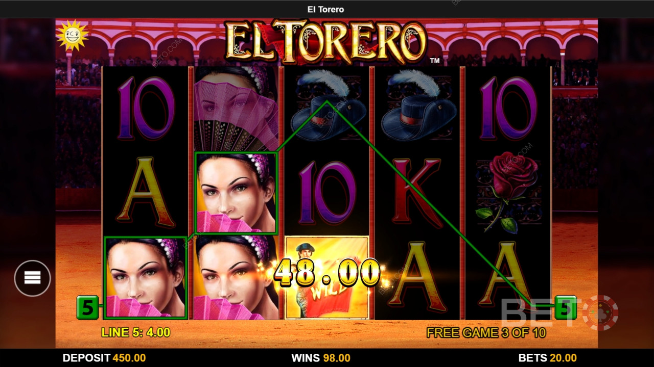 Cách chơi El Torero của Reel Time Gaming