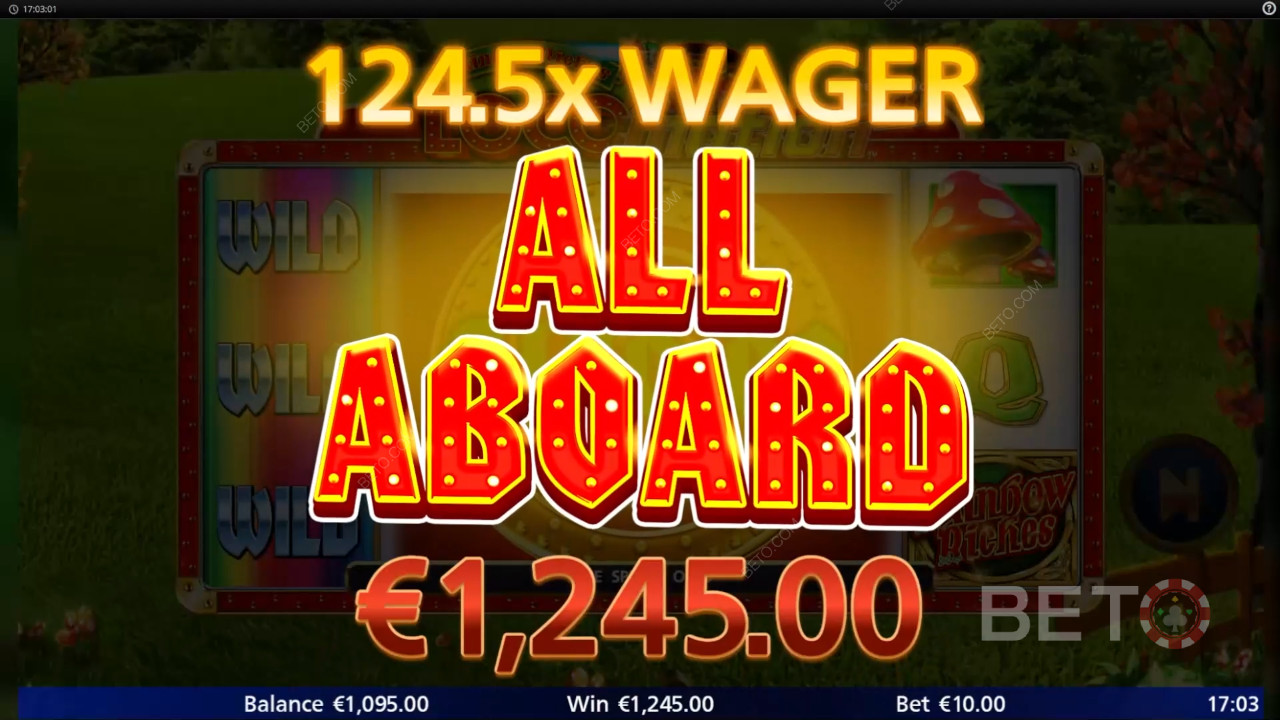 Máy đánh bạc Rainbow Riches Locomotion có đáng chơi không?