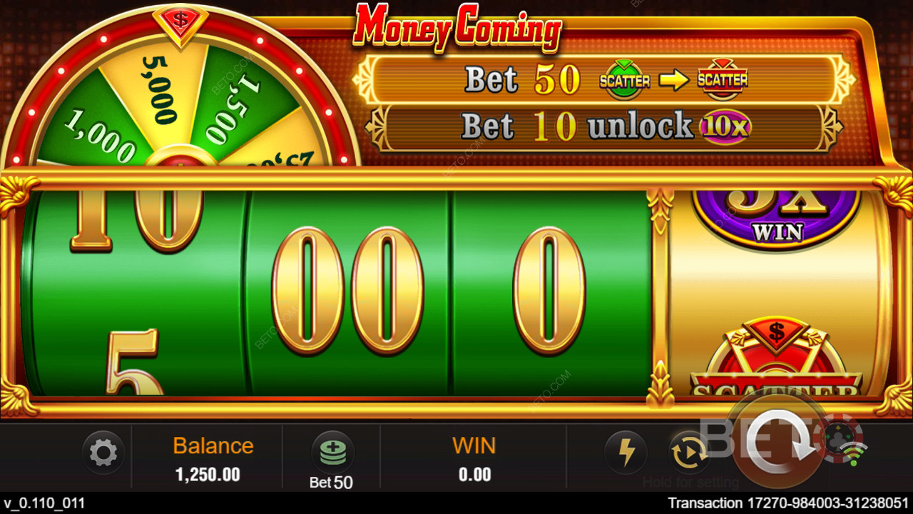 Phán quyết cho máy đánh bạc video Money Coming