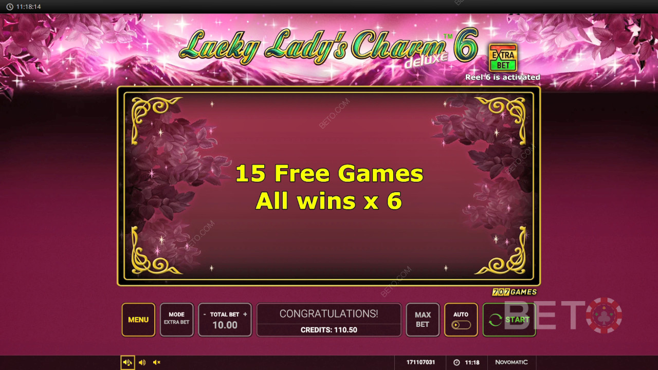 Giải thích về các tính năng thưởng trong Lucky Lady