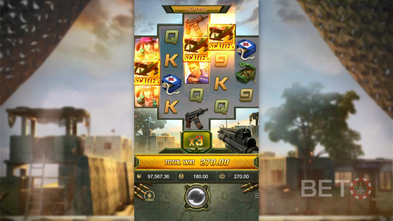 Đánh giá Battleground Royale của BETO Slots
