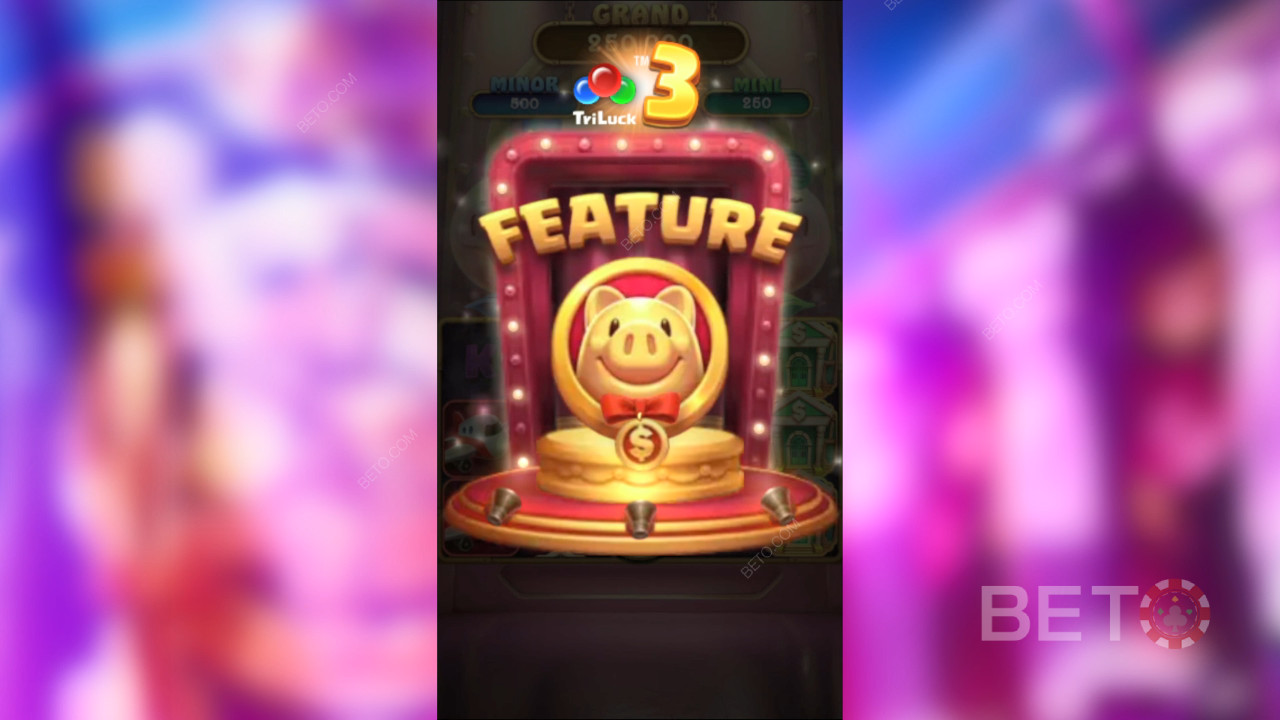 Giải thích các tính năng thưởng trong 3 Lucky Piggy của TaDa Gaming