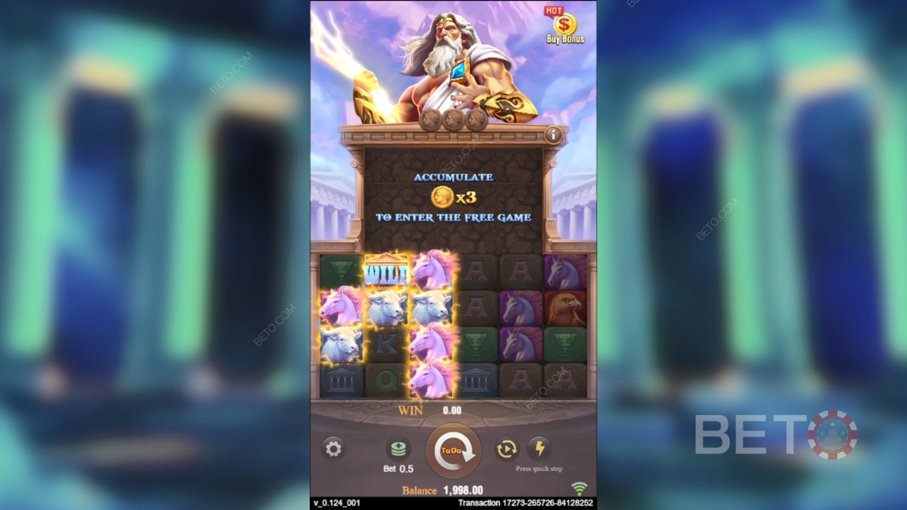 Trò chơi slot trực tuyến Zeus - Đánh giá của chúng tôi
