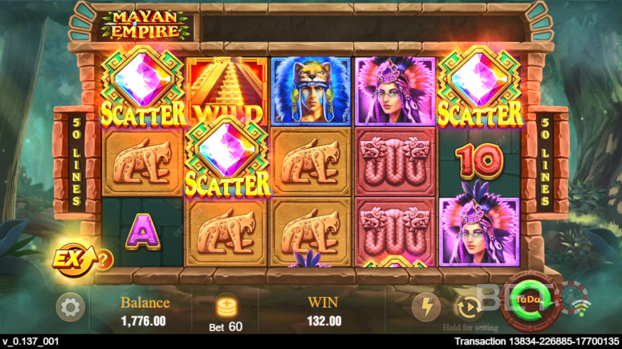 Đánh giá về Đế chế Mayan của BETO Slots