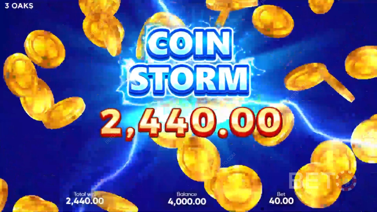 Thắng 500 lần tiền cược của bạn trong máy đánh bạc Coin Up: Lightning!