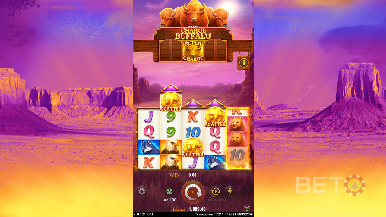 Đánh giá Charge Buffalo-ASCENT của BETO Slots