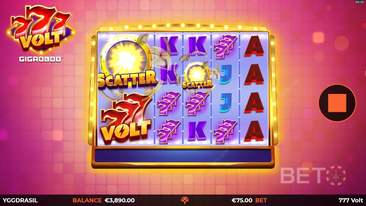 Đánh giá 777 Volt GigaBlox của BETO Slots