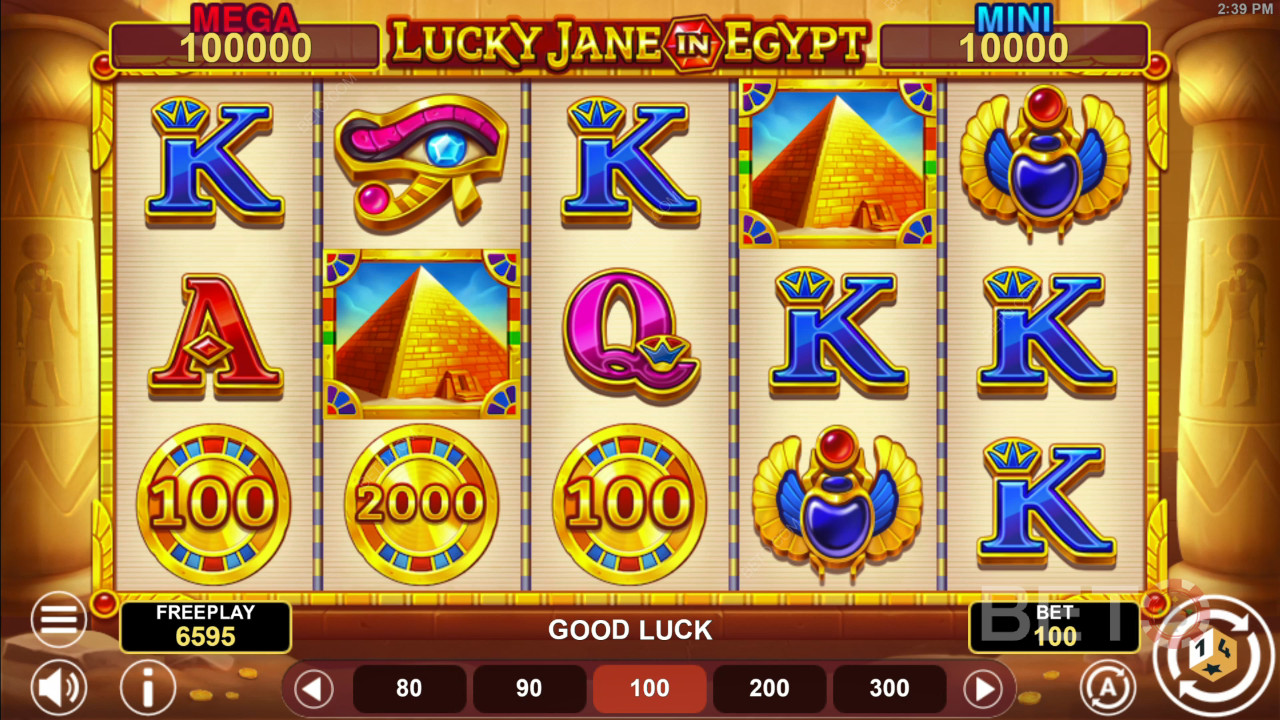 Đánh giá Lucky Jane tại Egypt Hold & Win của BETO Slots