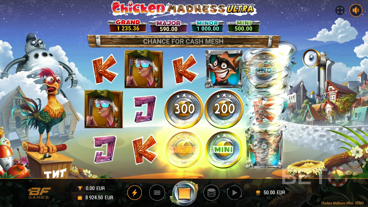 Đánh giá Chicken Madness Ultra của BETO Slots
