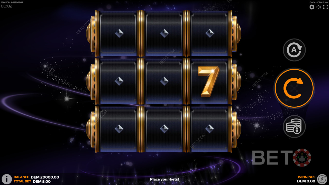 Cách chơi Code of Fortune của Mancala Gaming