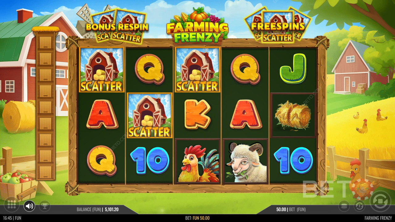 Đánh giá Farming Frenzy của BETO Slots