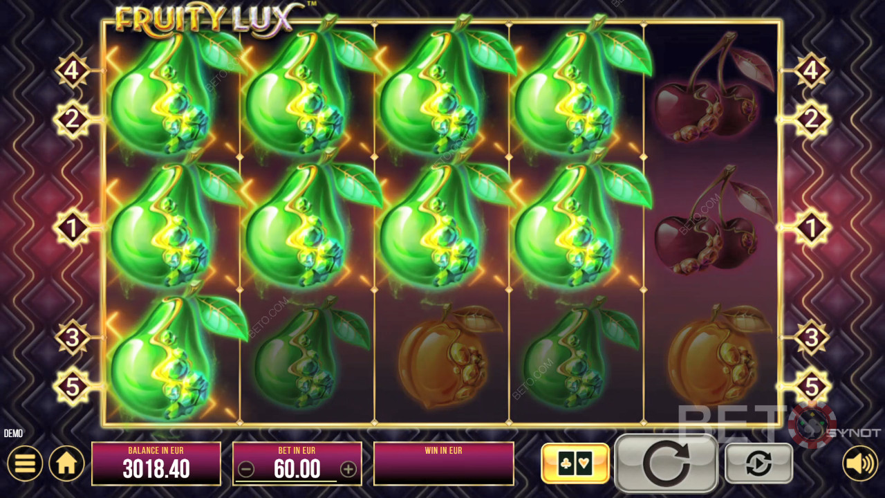 Đánh giá Fruity Lux của BETO Slots