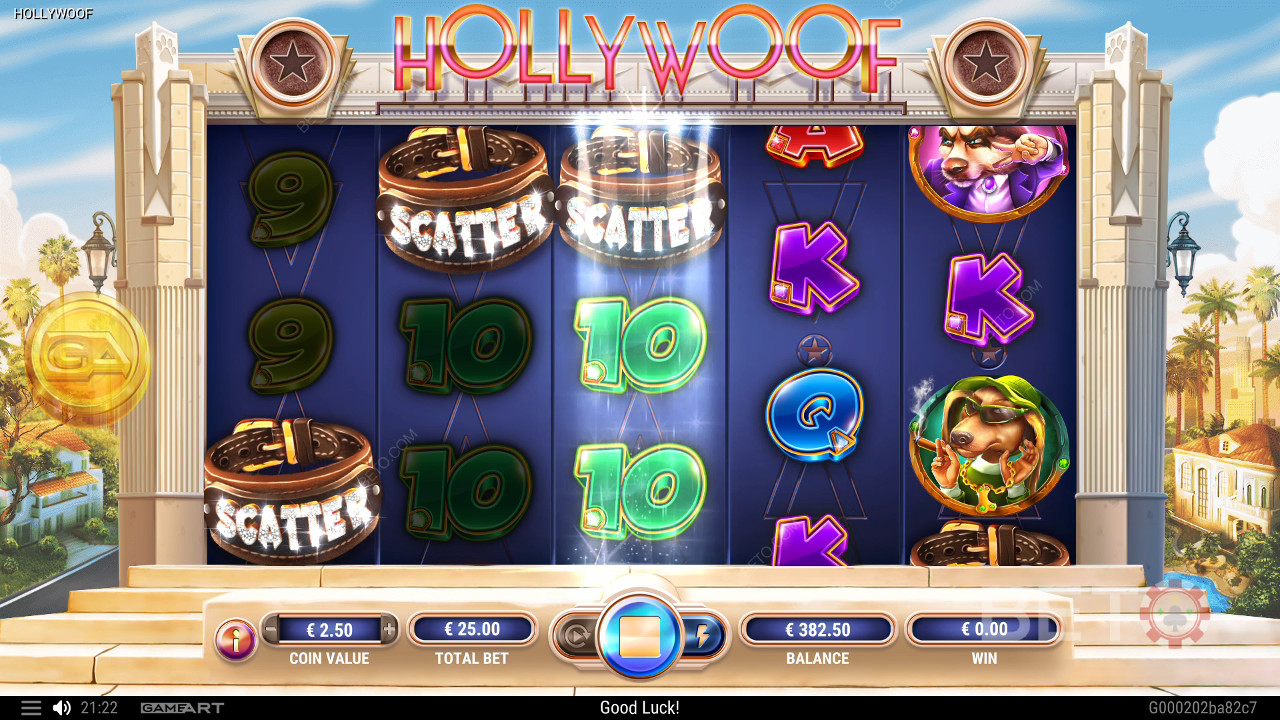 Đánh giá Hollywoof của BETO Slots
