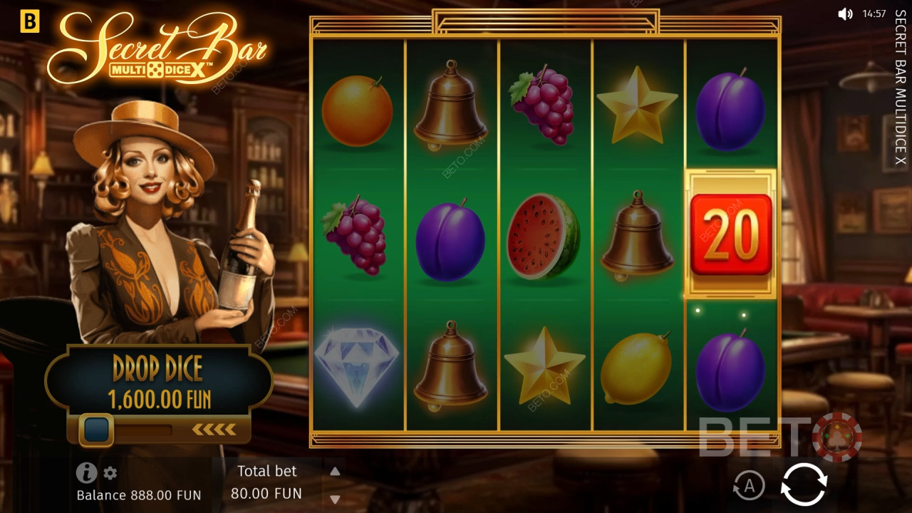 Đánh giá Secret Bar Multi Dice X của BETO Slots