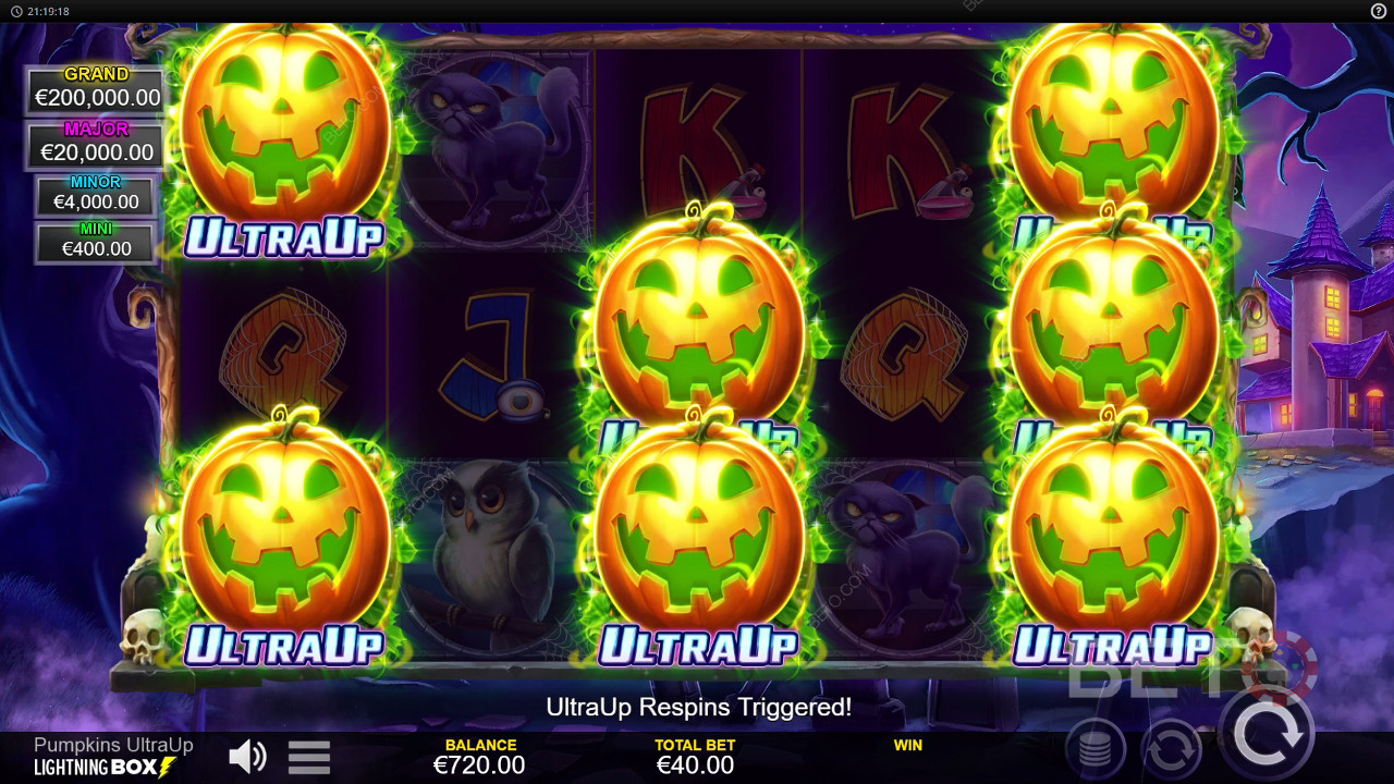 Đánh giá Pumpkins UltraUp của BETO Slots