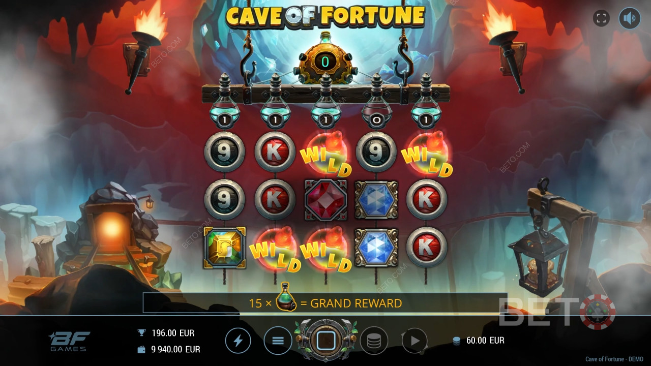 Đánh giá Cave of Fortune của BETO Slots