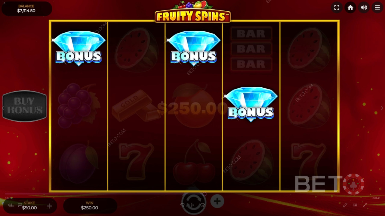 Đánh giá Fruity Spins của BETO Slots