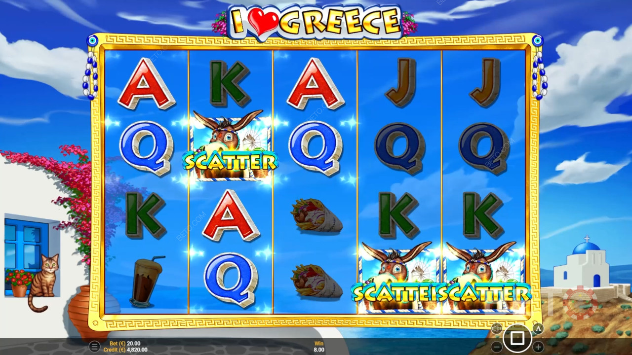 Đánh giá I Love Greece của BETO Slots