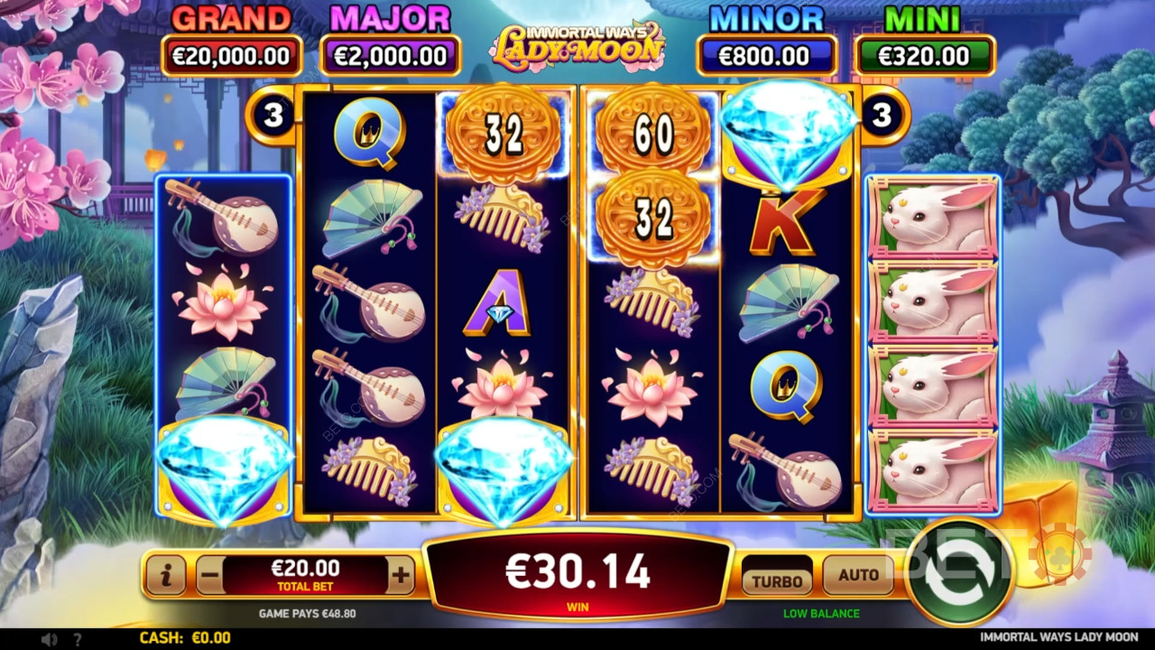 Đánh giá Immortal Ways Lady Moon của BETO Slots