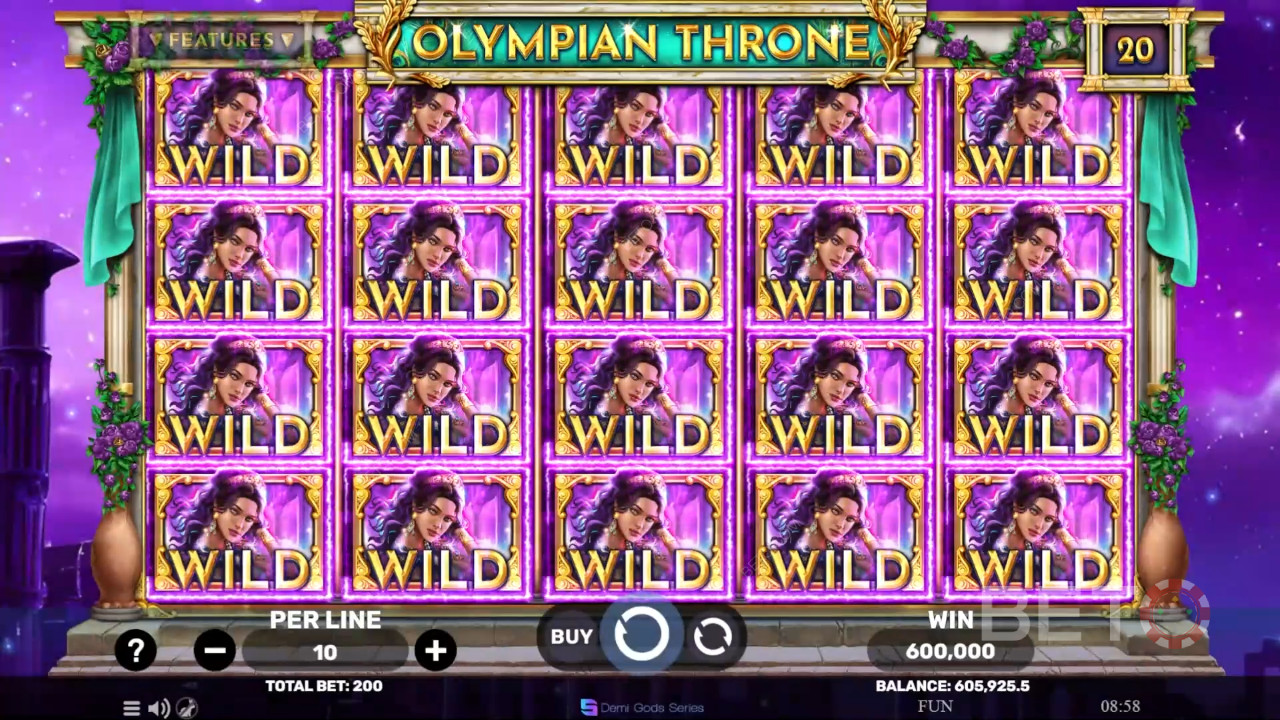 Đánh giá Olympian Throne của BETO Slots