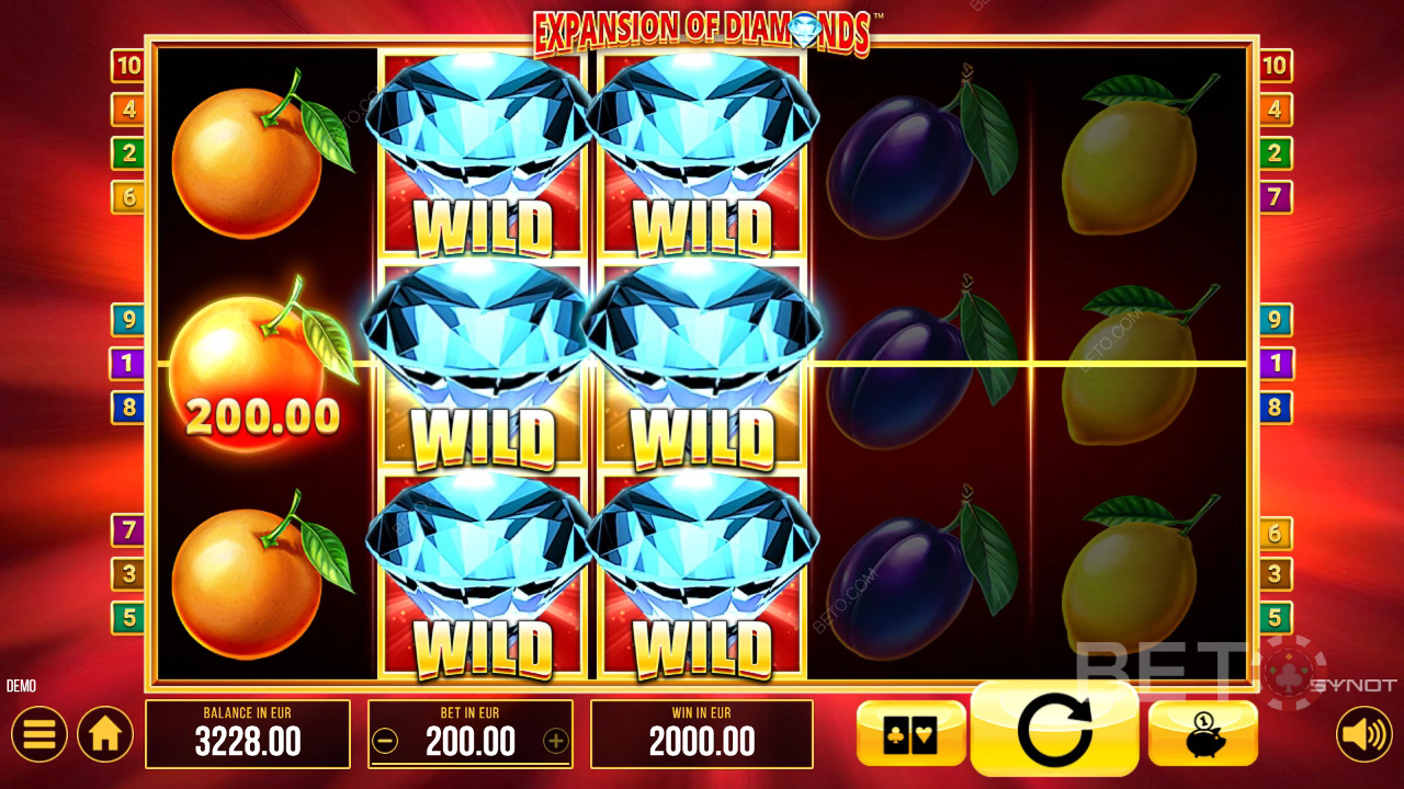 Đánh giá Expansion of Diamonds của BETO Slots