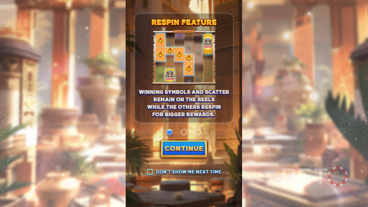 Các tính năng thưởng được giải thích trong Secrets of Anubis của Spadegaming