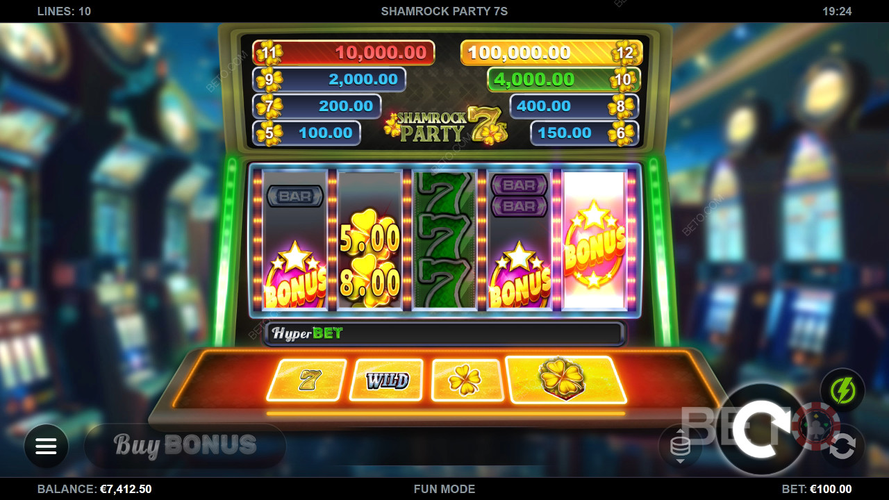 Đánh giá Shamrock Party 7s của BETO Slots