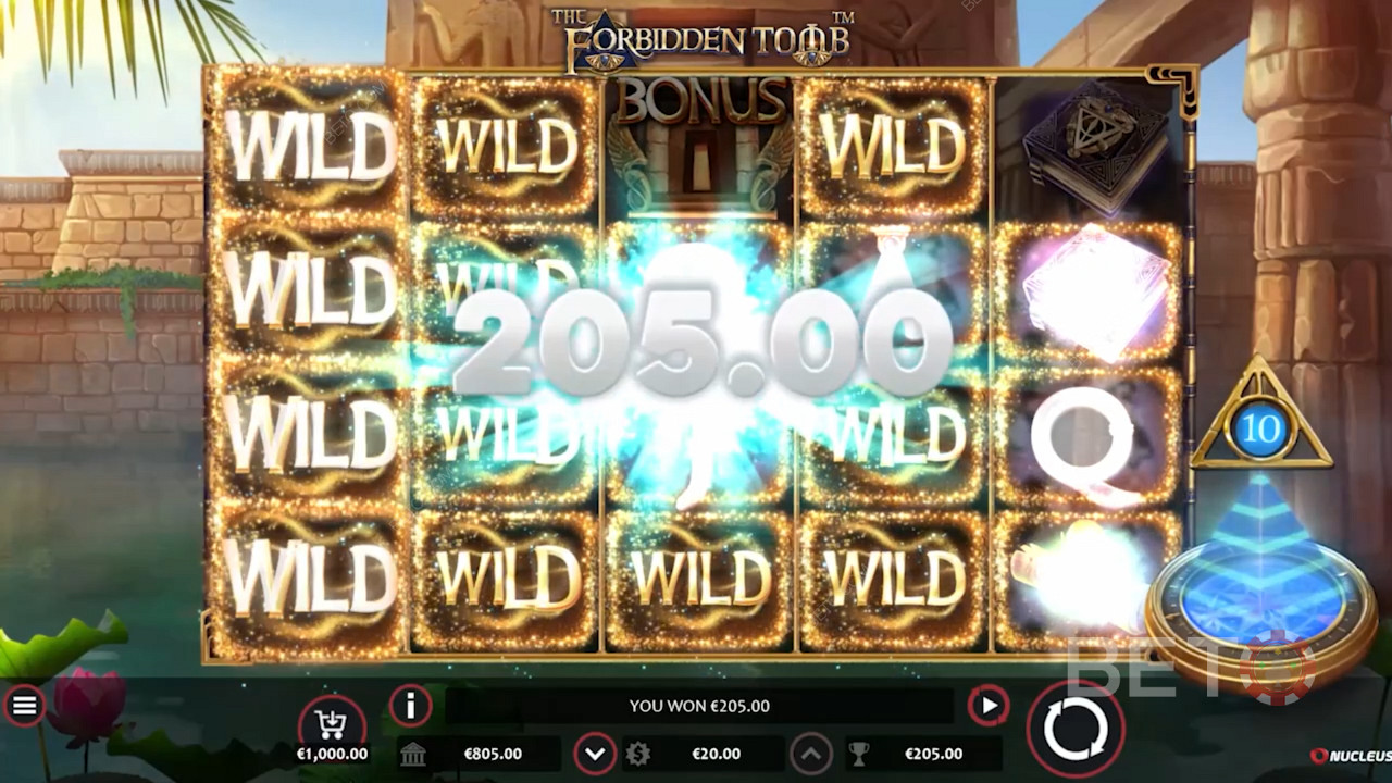 Nhận một số Wilds và giành chiến thắng lớn ngay cả trong trò chơi slot Ai Cập cổ đại này