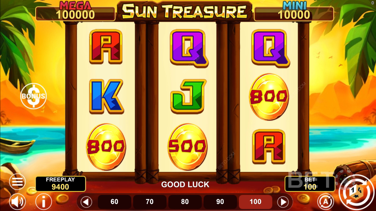 Đánh giá Sun Treasure Hold & Win của BETO Slots