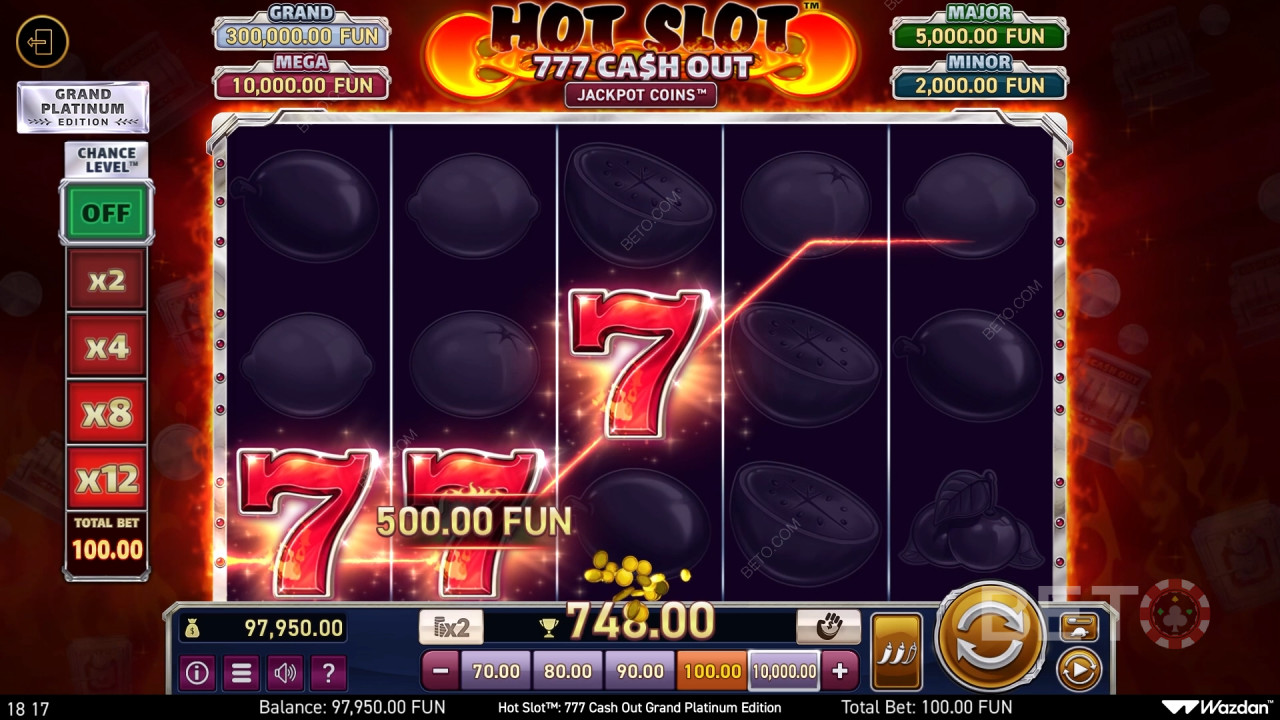 Hot Slot: Đánh giá 777 Cash Out Grand Platinum Edition của BETO Slots