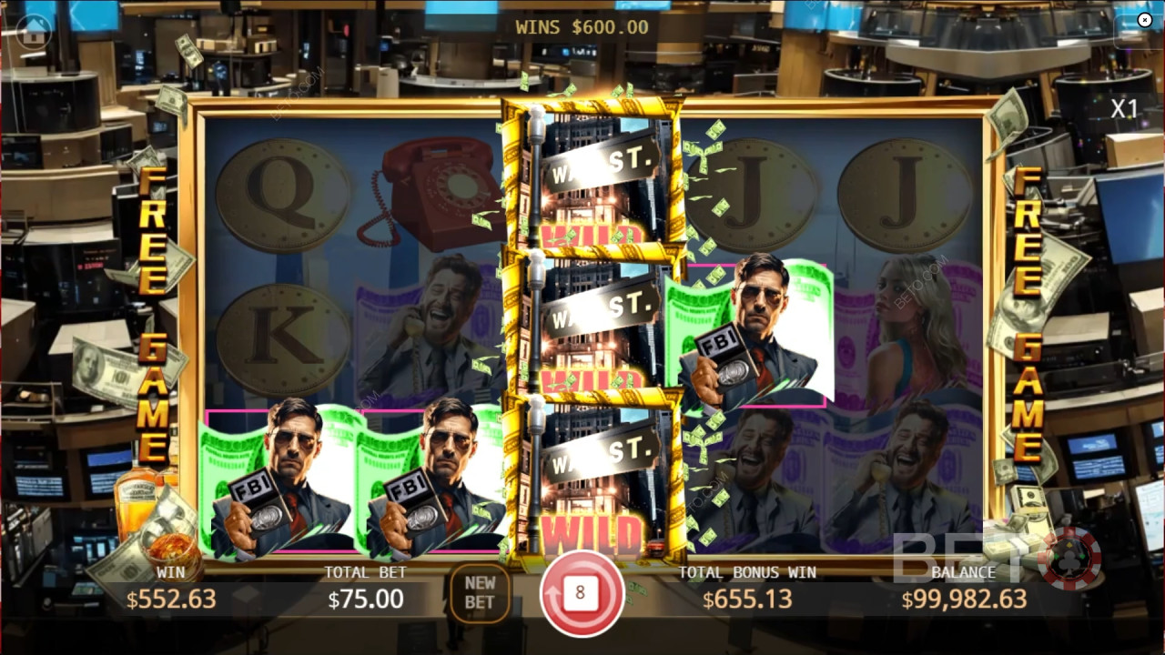 Đánh giá The Wolf of Wall Street của BETO Slots