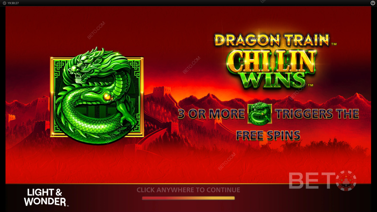Giải thích về các tính năng thưởng trong Dragon Train Chi Lin Wins của Light and Wonder
