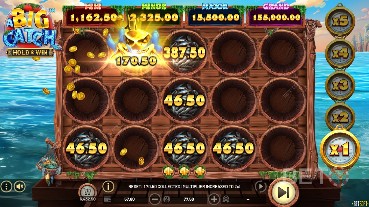Đánh giá A Big Catch – Hold & Win của BETO Slots