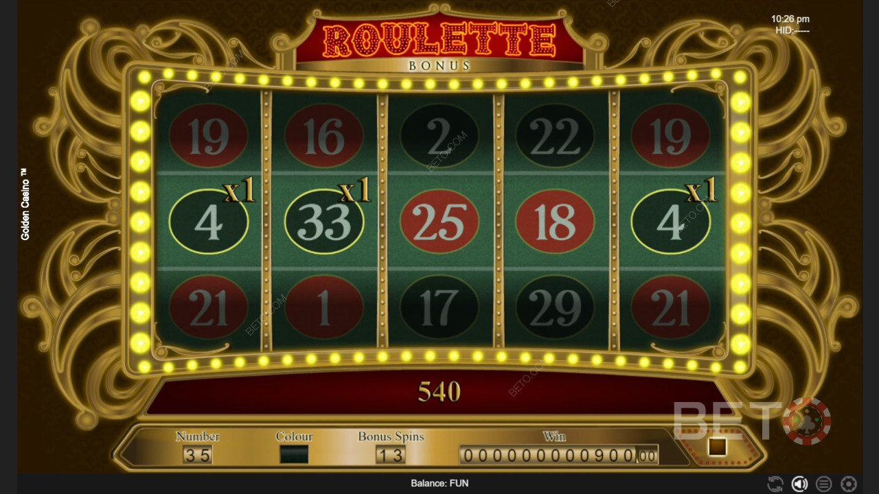 Thắng 2.500 lần tiền cược của bạn trong trò chơi Golden Casino Slot trực tuyến!