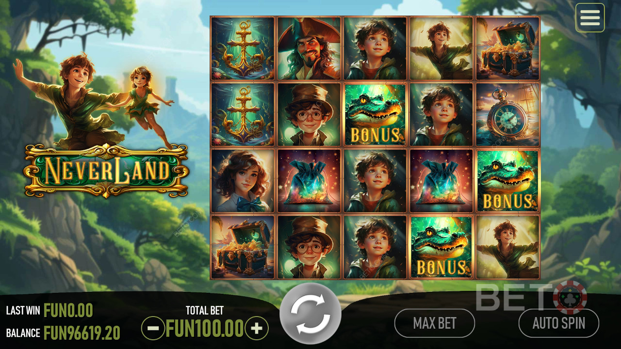 Đánh giá Neverland của BETO Slots