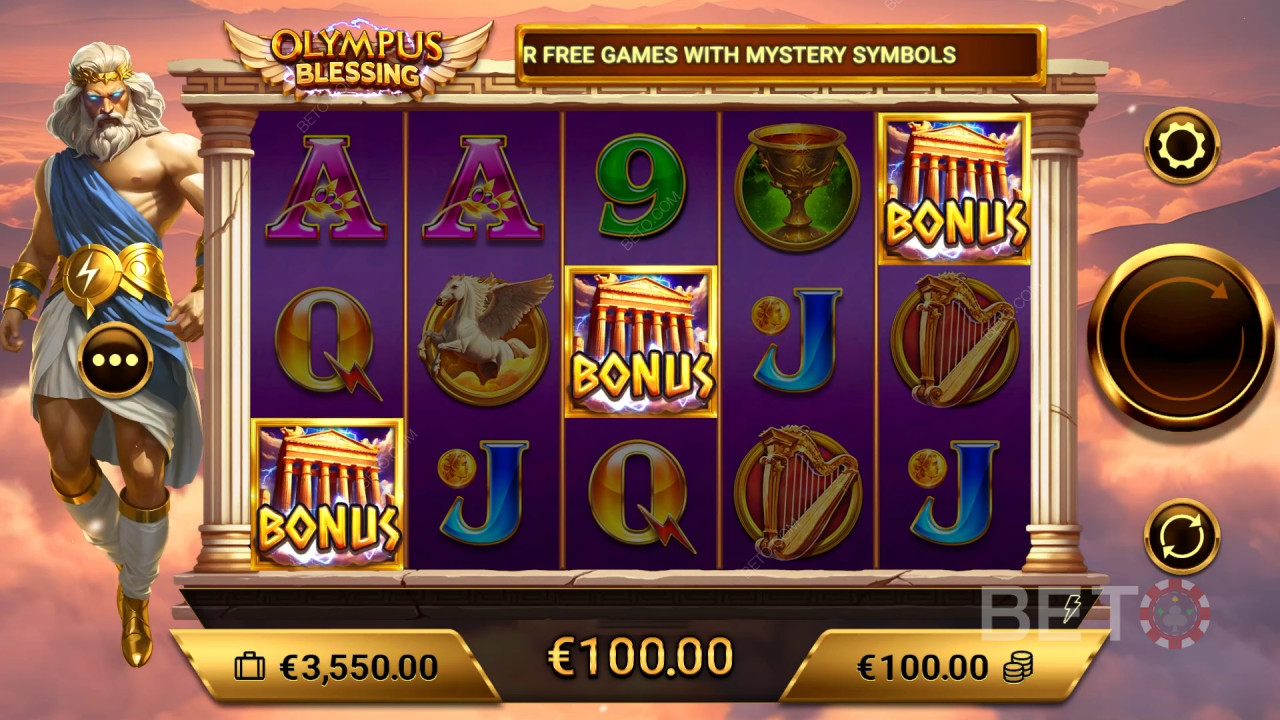 Đánh giá Olympus Blessing của BETO Slots