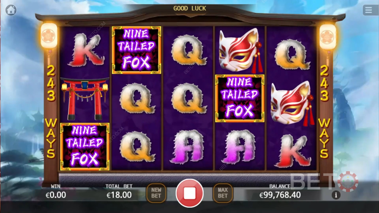 Đánh giá về Cửu Vĩ Hồ của BETO Slots