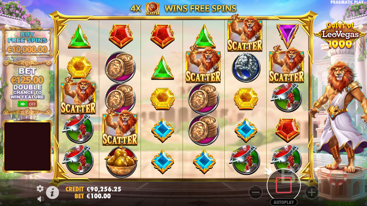 Đánh giá Gates of LeoVegas 1000 của BETO Slots