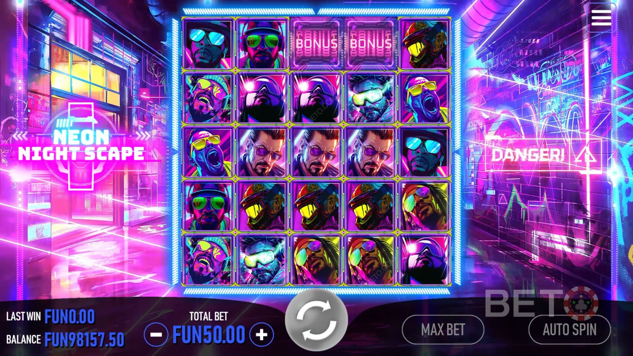 Đánh giá Neon Night Scape của BETO Slots