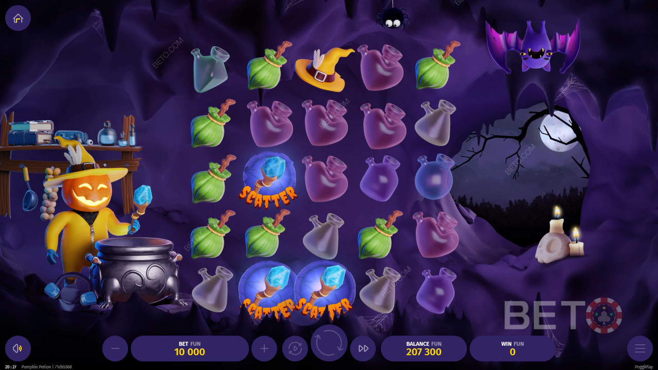 Đánh giá Pumpkin Potion của BETO Slots