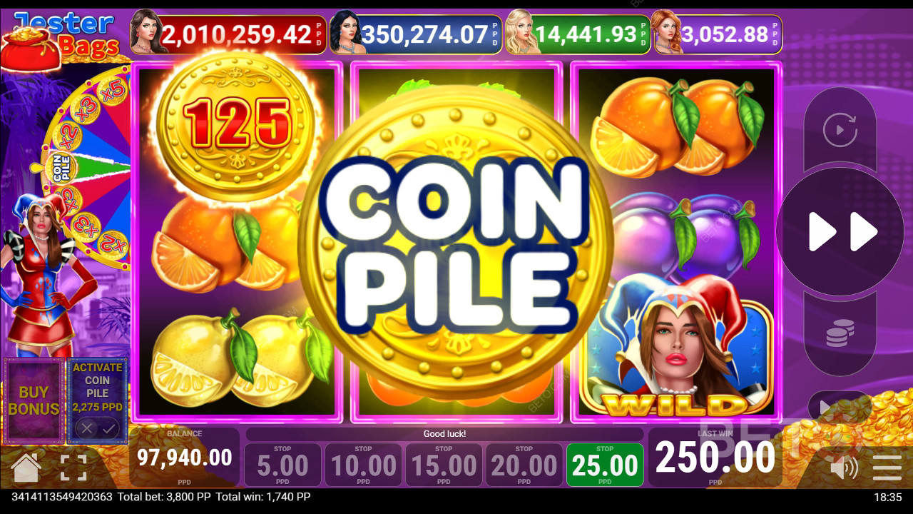 Đánh giá Jester Bags của BETO Slots