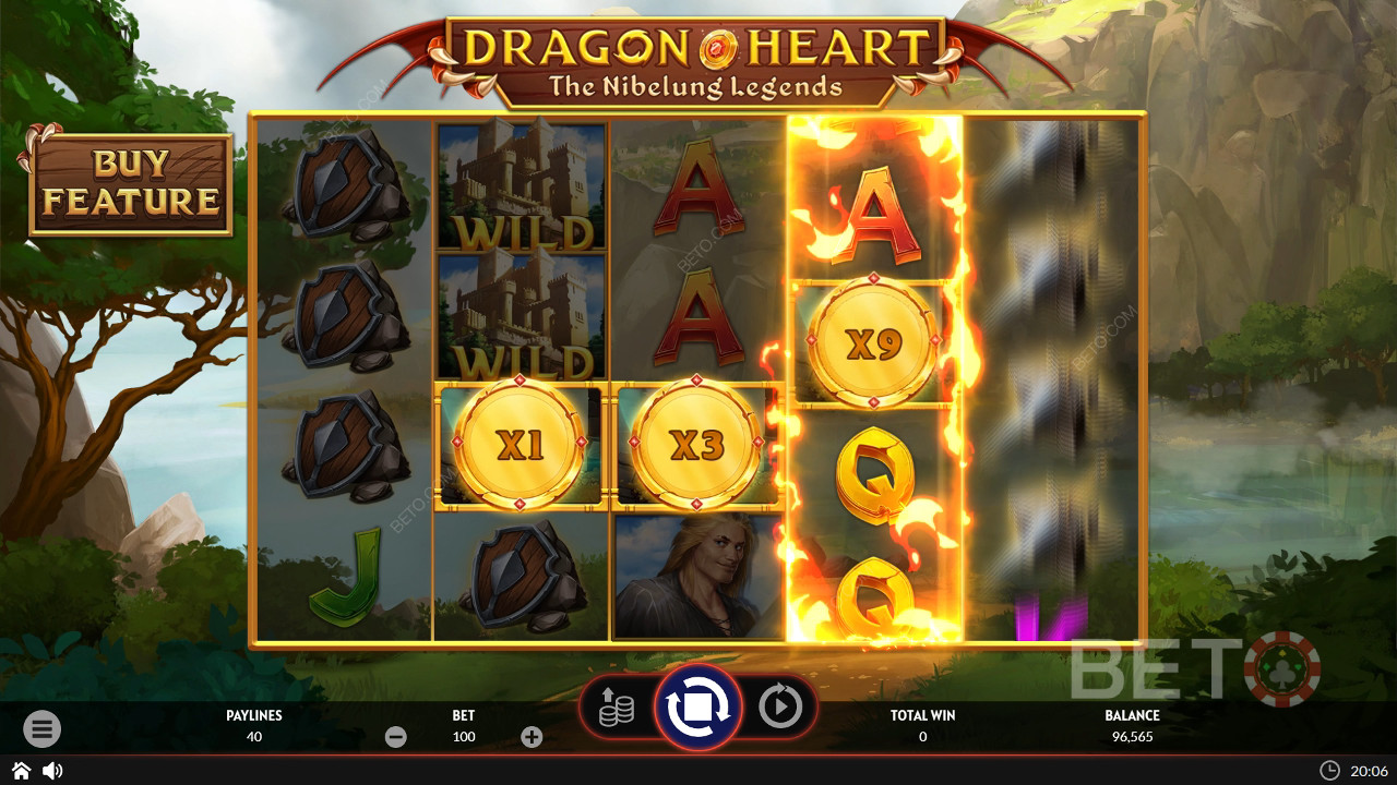 Đánh giá Dragonheart - The Nibelung Legends của BETO Slots