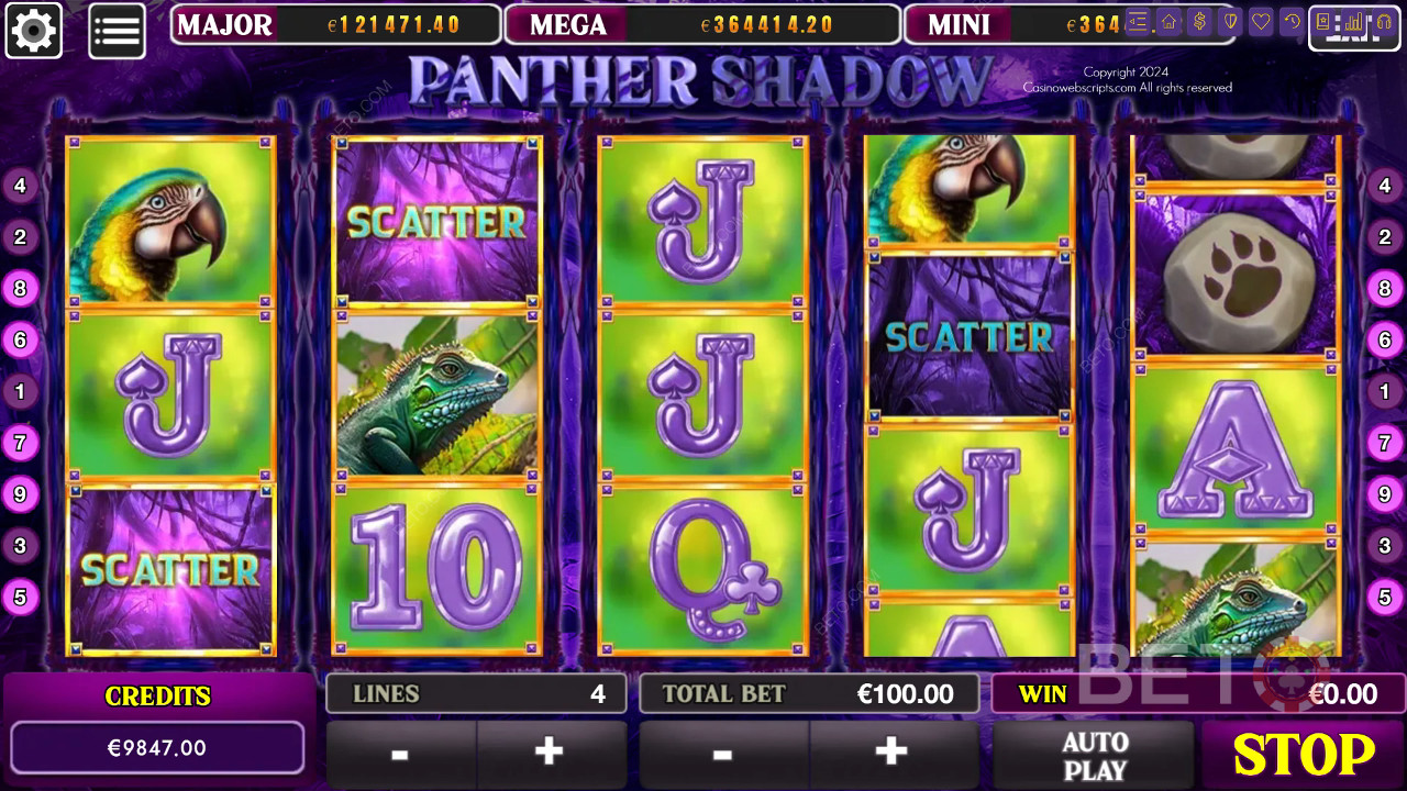 Đánh giá Panther Shadow của BETO Slots