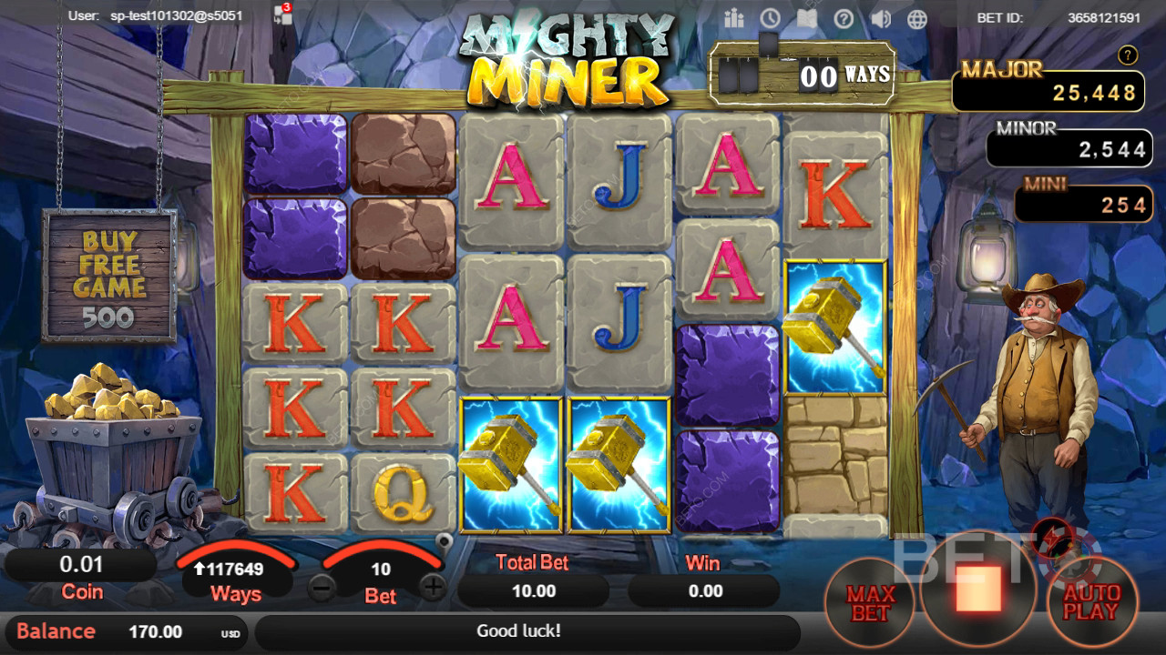 Đánh giá Mighty Miner của BETO Slots