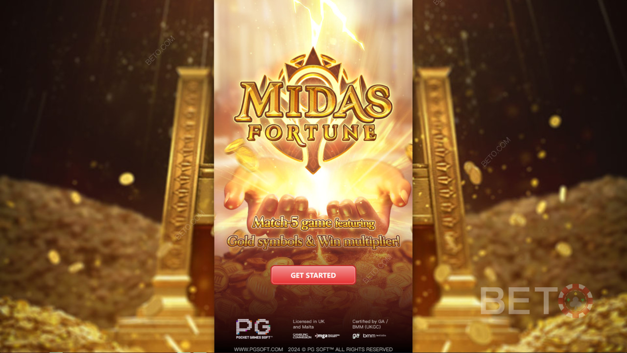 Cách chơi Midas Fortune của PG Soft